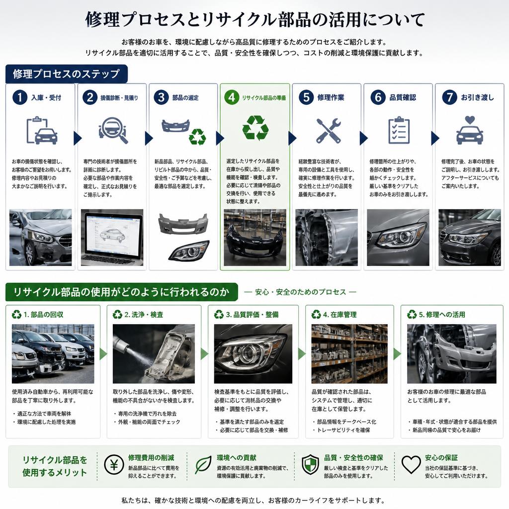修復プロセスの透明性